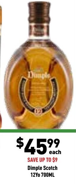 Liquor Legends Dimple Scotch 12Yo 700ml offer