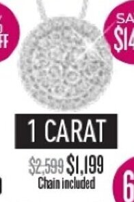 Shiels Pendant 1 Carat offer