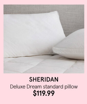 Myer Sheridan Deluxe Dream Standard Pillow offer