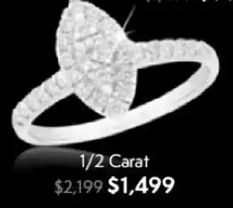 Shiels Flawless 1/2 Carat Ring offer