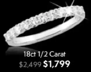 Flawless 18ct 1/2 Carat Ring