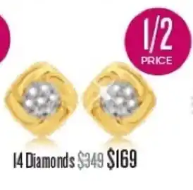 Shiels Earrings 14 Diamonds offer