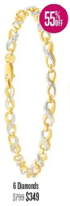Shiels Bracelet 6 Diamonds offer