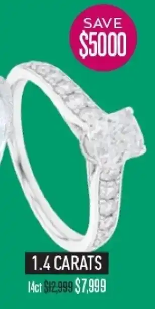 Shiels Ring 1.4 Carats offer