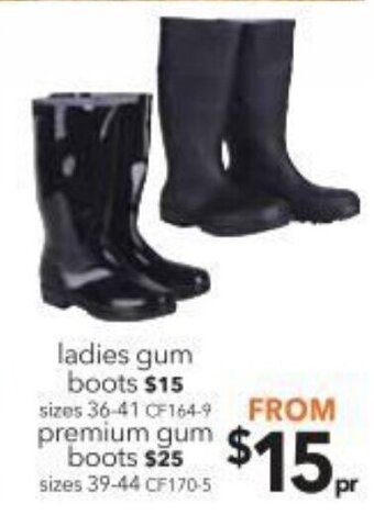 Cheap as Chips Ladies Gum Boots offer