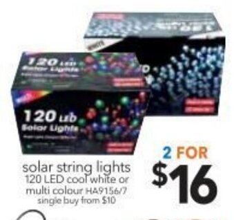 Cheap as Chips Solar String Lights offer