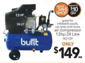 Air Compressor 1.5hp 24 litre