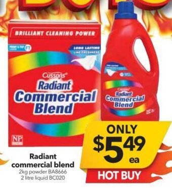 Cheap as Chips Radiant Commercial Blend offer