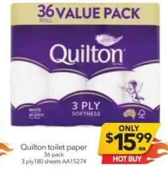 Quilton Toilet Paper 36 pack