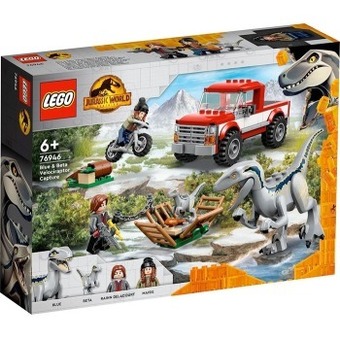 Lego jurassic world blue and beta velociraptor capture 76946