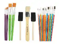 Officeworks Royal & Langnickel 25 Piece Paintbrush Set offer