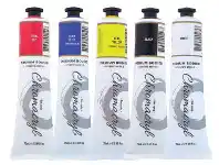 Officeworks Chromacryl 5 Pack Premium Acrylic Paint 75ml offer
