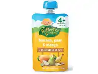 ePharmacy Raffertys Garden 4 Months Banana Pear & Mango 120g offer