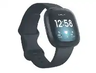 Officeworks Fitbit Versa 3 Smart Watches - Black offer