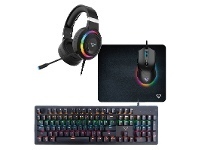 Officeworks Laser Deluxe 4-in-1 RGB Gaming Bundle offer