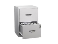 Officeworks J.Burrows Soho 2 Drawer Filing Cabinet offer