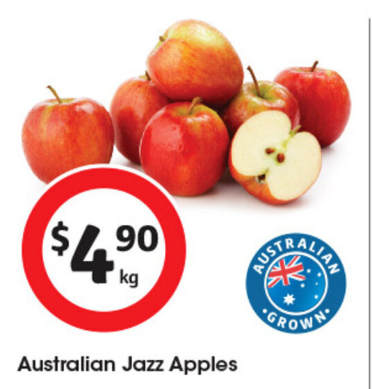 Australian Jazz Apples offer at Coles