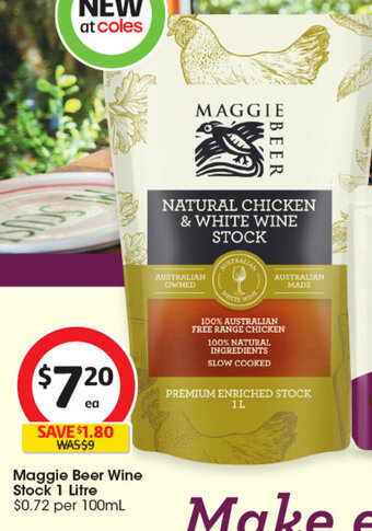 Maggie Beer Wine Stock 1 Litre $0.72 per 100mL