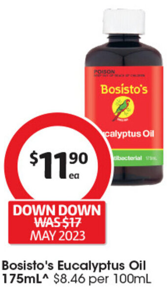 Bosisto's Eucalyptus Oil 175mL