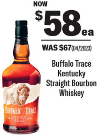 Coles Buffalo Trace Kentucky Straight Bourbon Whiskey offer