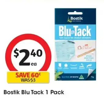 Coles Bostik Blu Tack 1 Pack offer