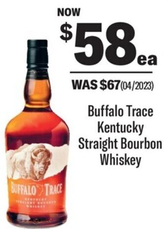 Coles Buffalo Trace Kentucky Straight Bourbon Whiskey offer