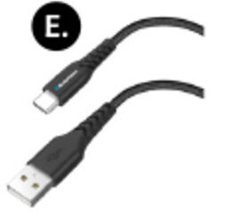 Coles 1.8m USB-A to USB-C Cable. offer