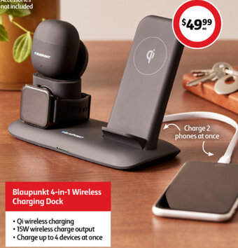 Coles Blaupunkt 4-in-1 Wireless Charging Dock offer