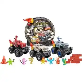 BIG W New smashers monster truck surprise series 1 monster truck playset offer