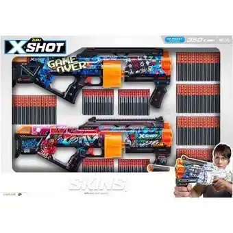 BIG W New x-shot 2-pack skins last stand playblaster offer