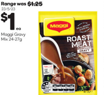 Woolworths Maggi Gravy Mix 24-27g offer