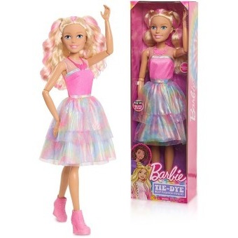 BIG W Barbie 28-inch tie dye blonde doll offer