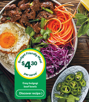 Easy bulgogi beef bowls