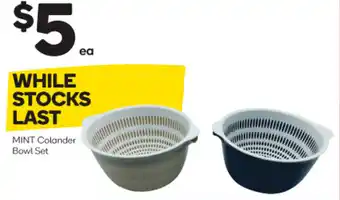 Woolworths MINT Colander Bowl Set offer