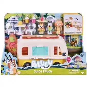 BIG W New bluey juice truck playset offer