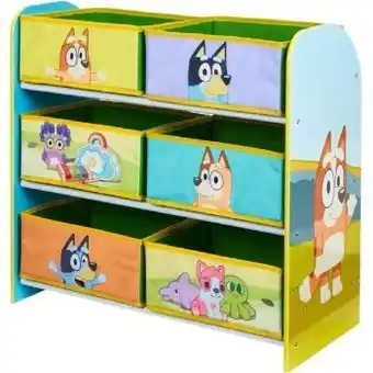 BIG W Bluey kids bedroom toy storage unit offer