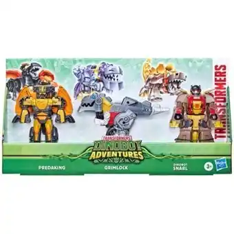 BIG W Transformers 3-pack dinobot adventures squad offer