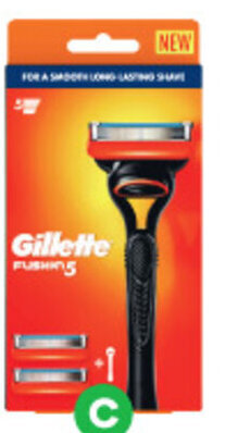 Woolworths Gillette Fusion Manual Razor System offer