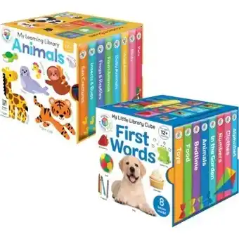 BIG W My learning library animals or first words offer