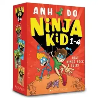 BIG W New ninja kid: the best ninja 4 book pack ever offer