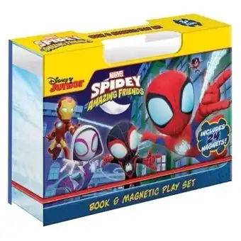 New spidey book and magnetic play set