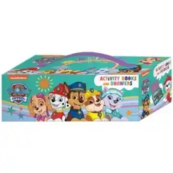 BIG W New paw patrol activity books and drawers set offer