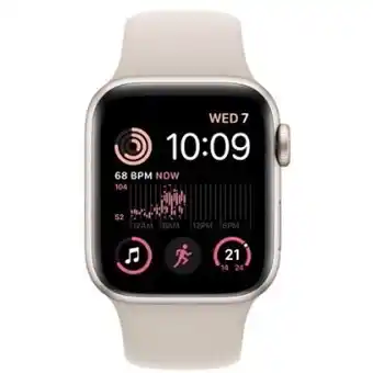 BIG W Apple apple watch se gps 40mm starlight aluminium case with starlight sport band - regular* offer