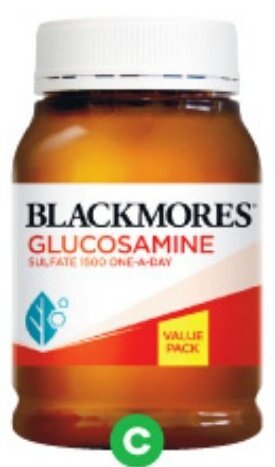 Woolworths Blackmores Glucosamine Sulfate 1500mg Joint Health Vitamin Tablets Pk 150- offer