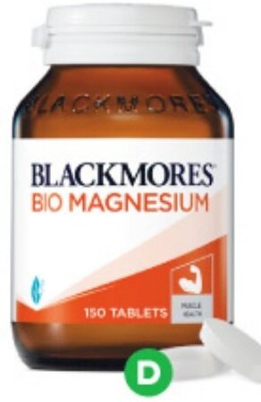 Woolworths Blackmores Bio Magnesium Muscle Health Tablets Pk 150 offer
