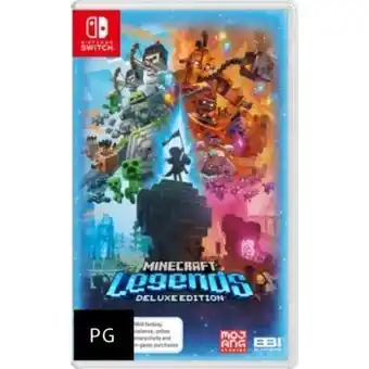 BIG W Nintendo switch minecraft legends deluxe edition offer