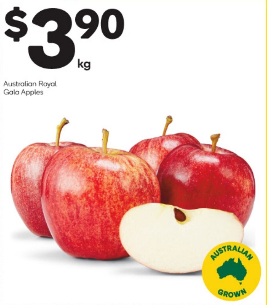 Australian Royal Gala Apples offer at Woolworths