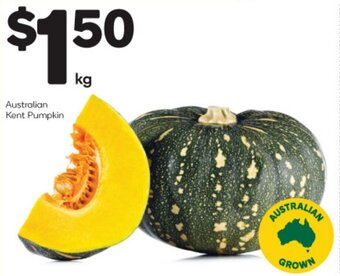 Woolworths Australian Kent Pumpkin offer
