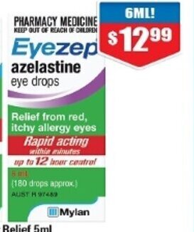 Eyezep Allergy Eye Drops 6ml