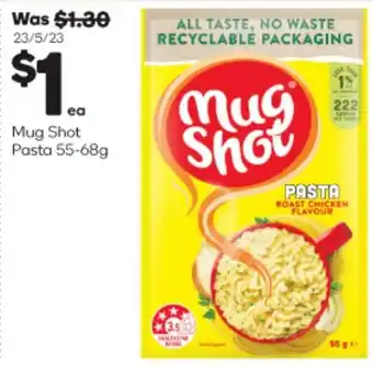 Woolworths Mug Shot Pasta 55-68g offer